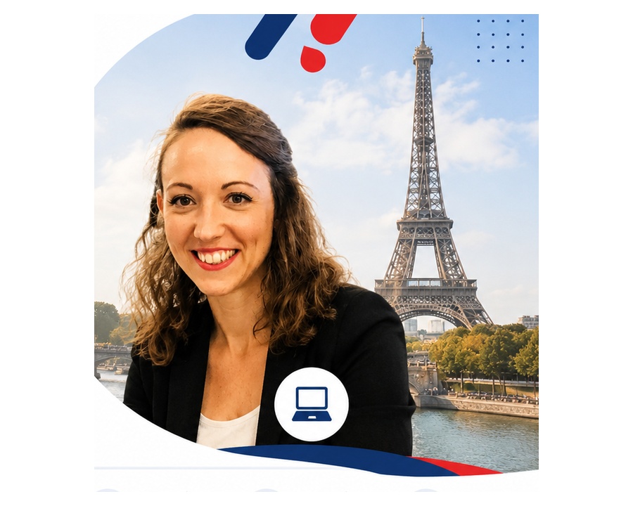 Aurore Fourrier with Eiffel Tower background